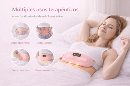 Calmia Almohadilla Térmica – Calor profundo que apaga el cólico y te devuelve el control.