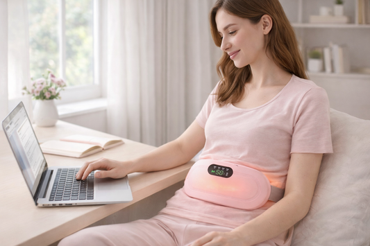Calmia Almohadilla Térmica – Calor profundo que apaga el cólico y te devuelve el control.