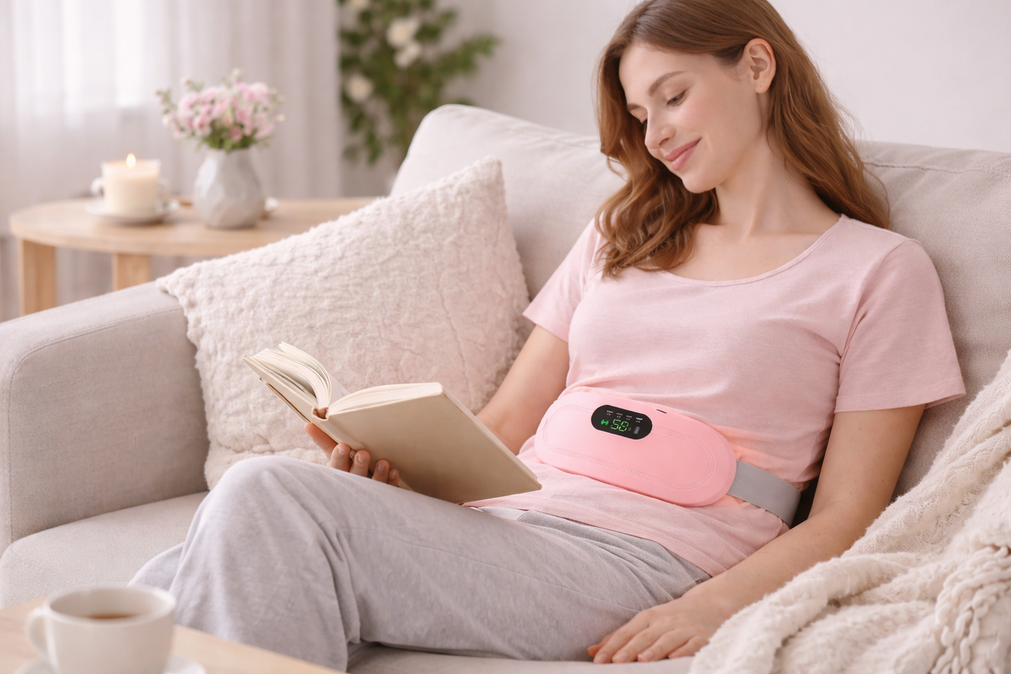 Calmia Almohadilla Térmica – Calor profundo que apaga el cólico y te devuelve el control.