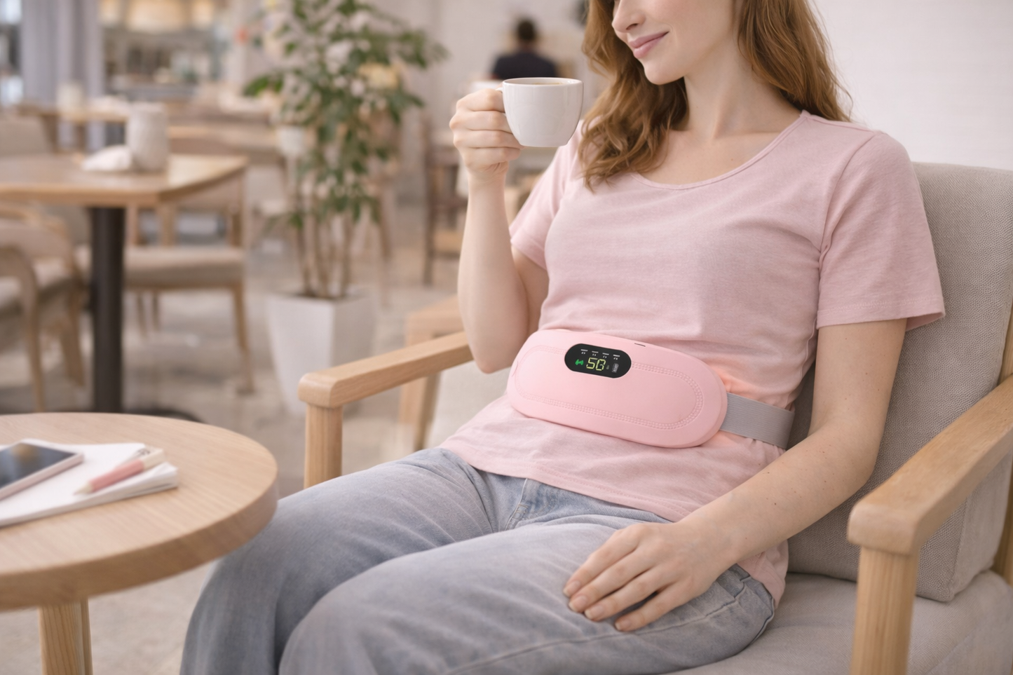 Calmia Almohadilla Térmica – Calor profundo que apaga el cólico y te devuelve el control.