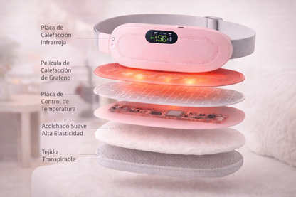 Calmia Almohadilla Térmica – Calor profundo que apaga el cólico y te devuelve el control.